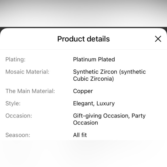 NWOT Elegant Women’s Synthetic Cubic Zirconia Red Color Bracelet SilverTone 7.6” - Picture 8 of 13